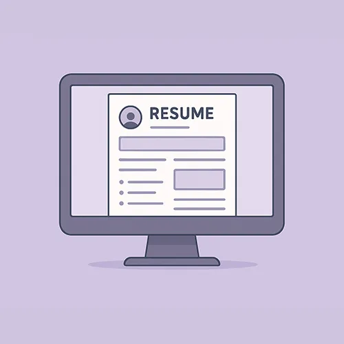 UX/UI designer resume