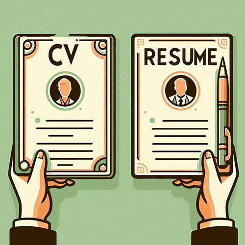 Difference between CV and Resume